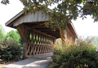 Photo of covered bridge