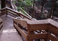 Photo of wood stairs