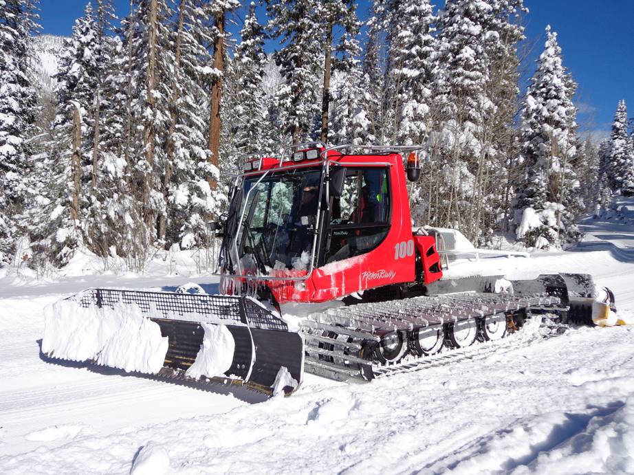 Photo of snow trail groomer