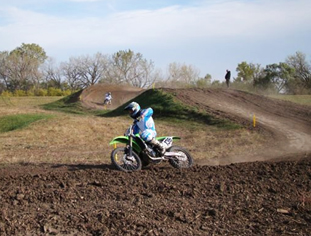 Photo of an MX rider