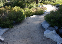 Photo of smooth crushed rock trail